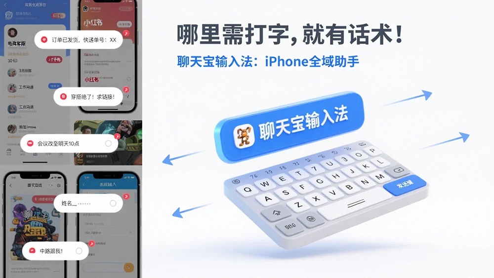 不止微信手机需要输入的场景都覆盖