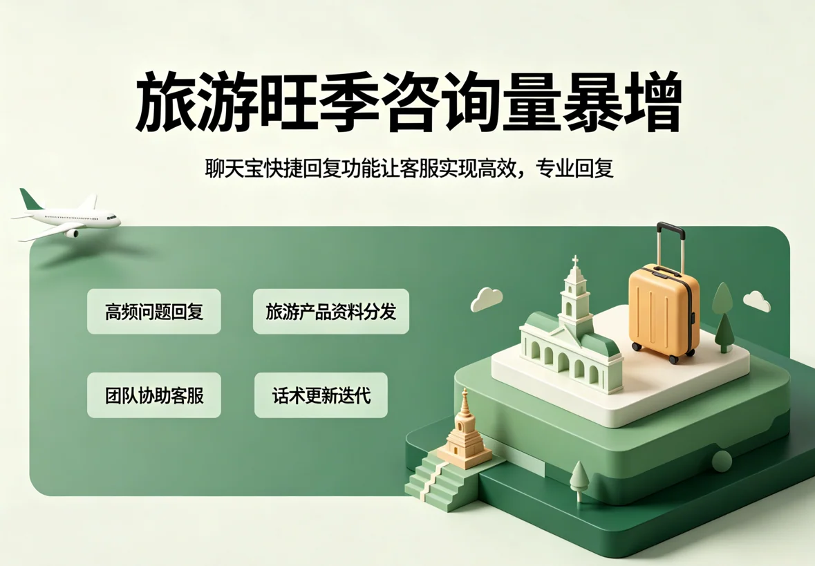 6.1 快捷回复旅游旺季效率提升