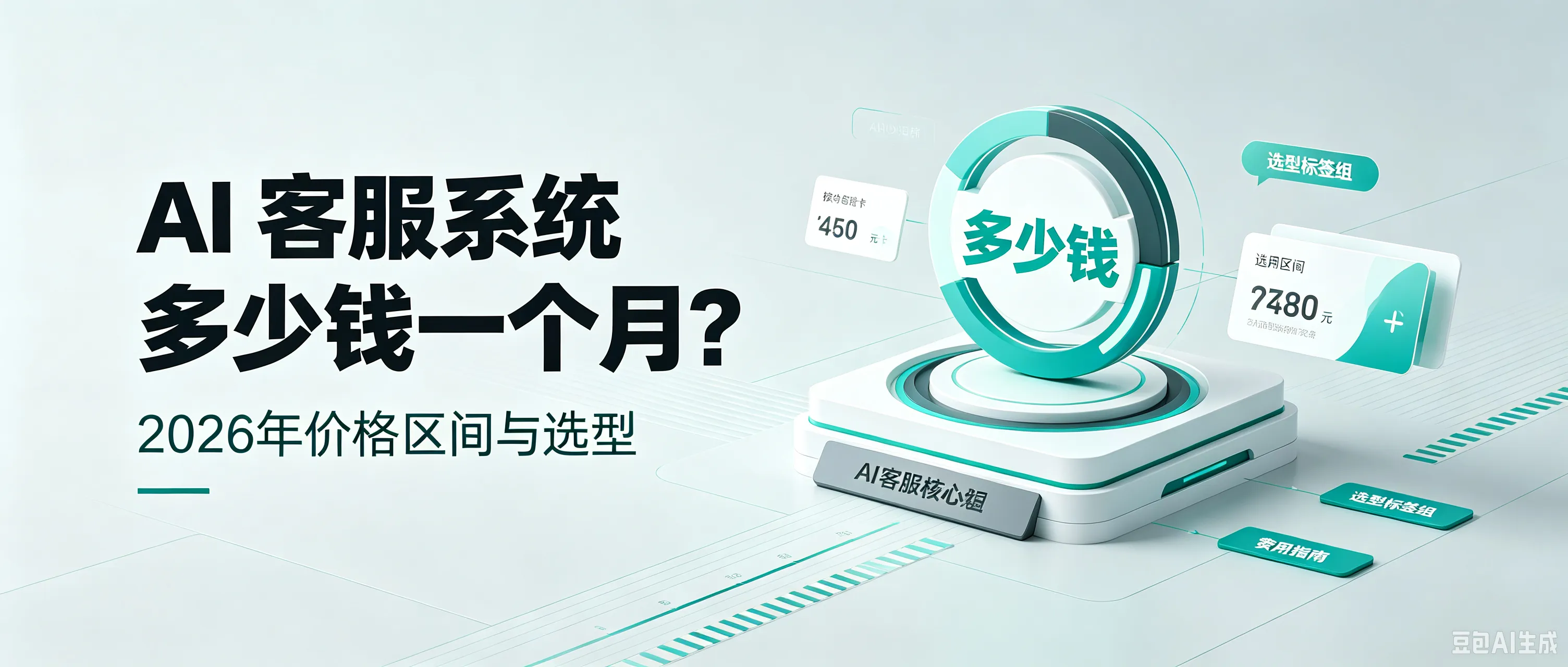 AI客服系统多少钱一个月？2026年价格区间与选型
