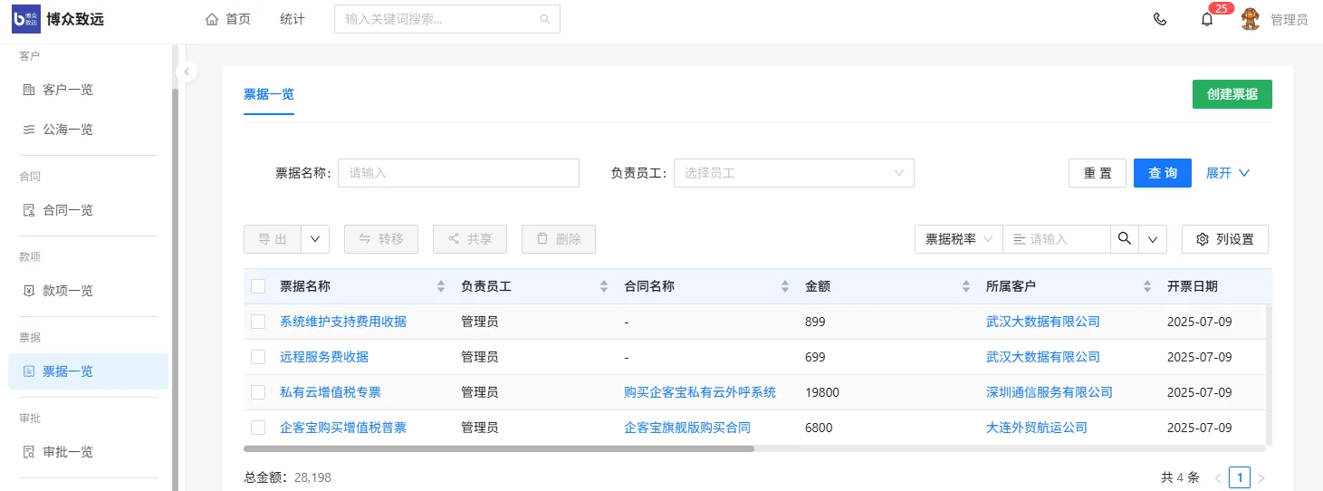 一、全景票据库:一切尽在掌握