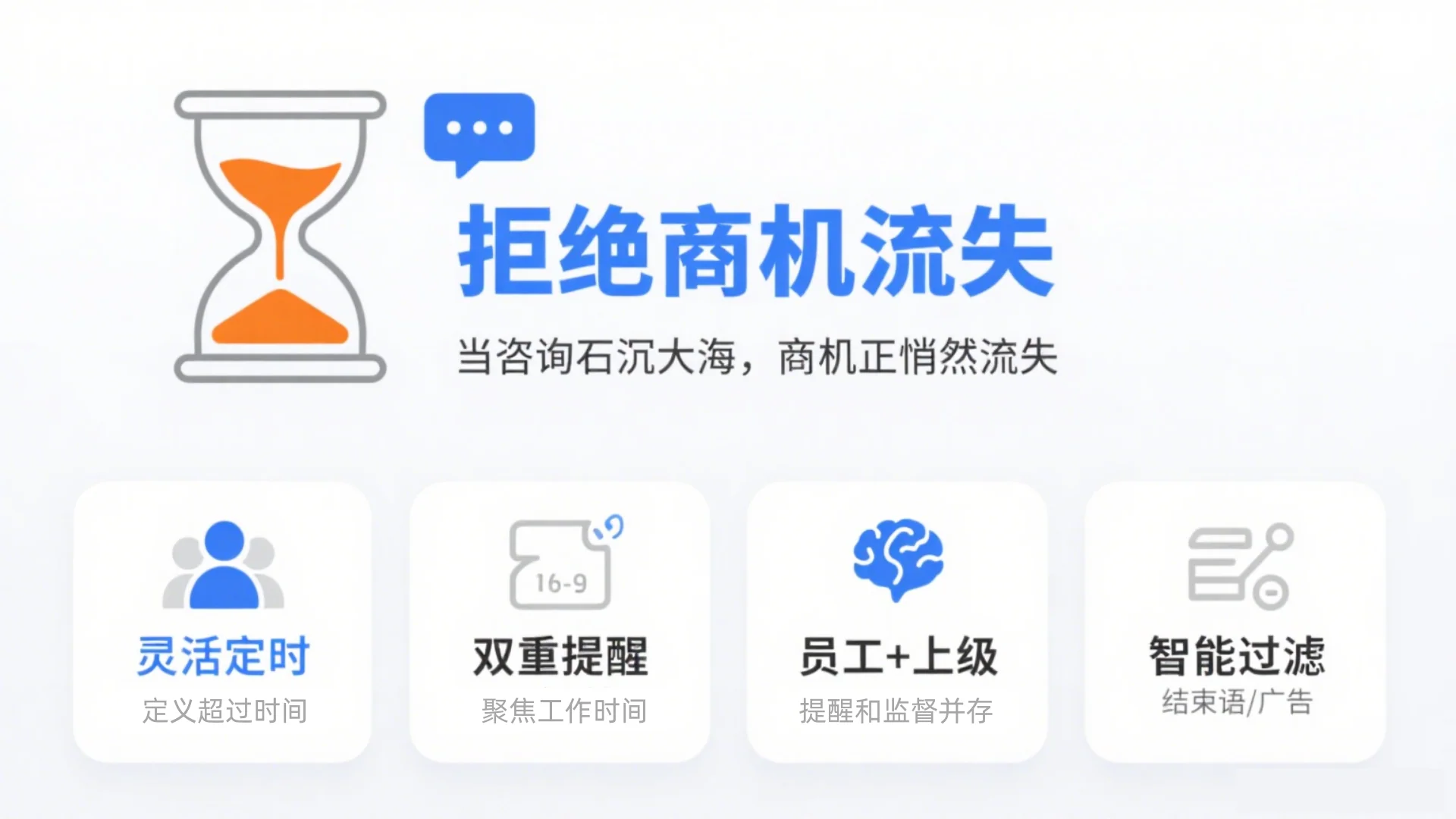 拒绝商机流失