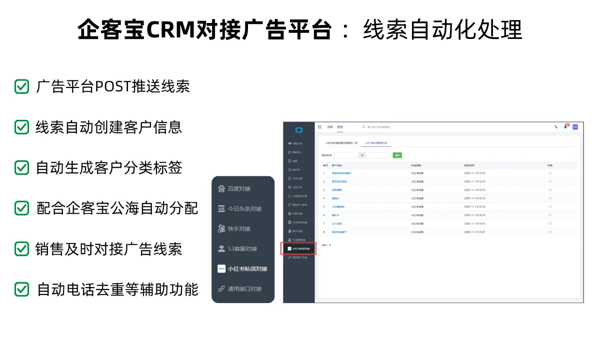 02 企客宝CRM的线索自动化处理机制