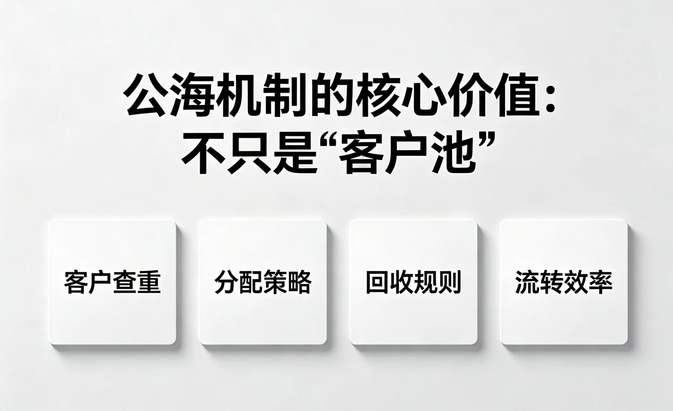 一、公海机制的核心价值:不只是"客户池"