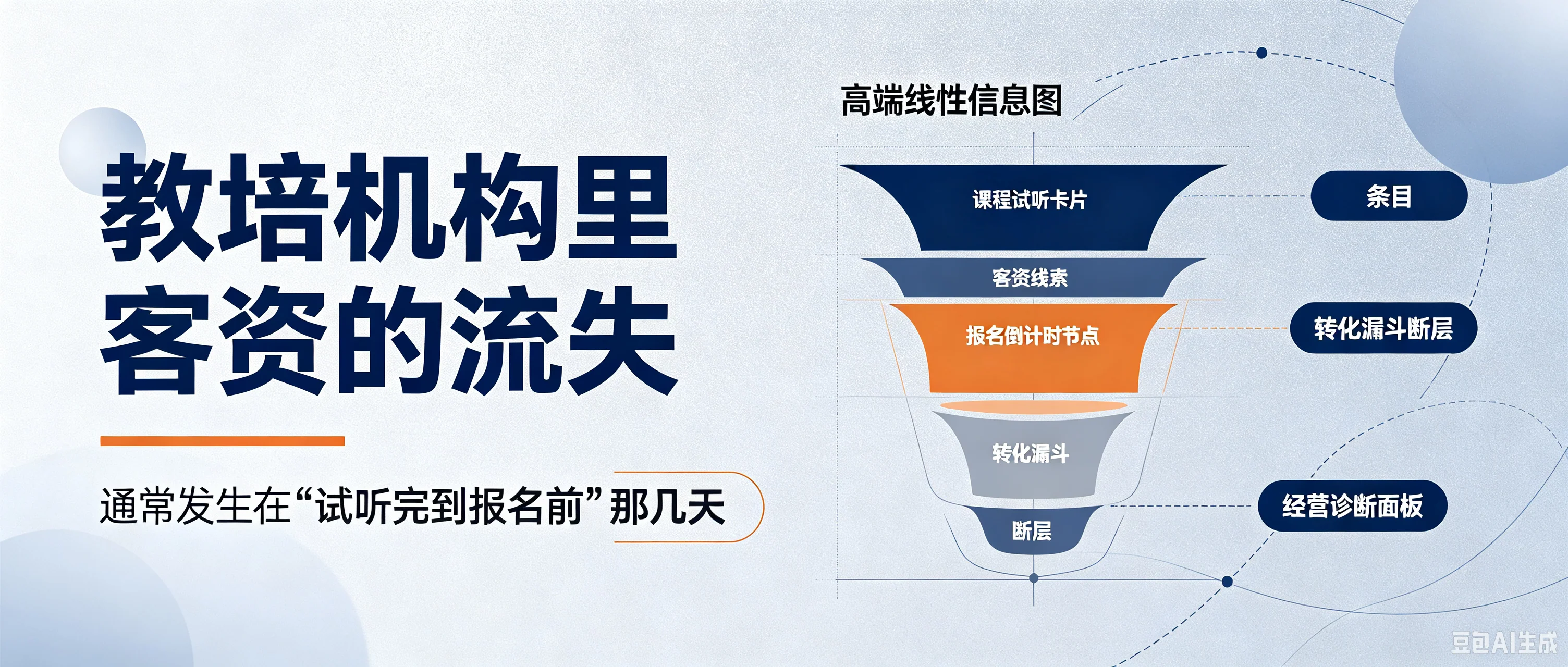 教培机构里,最多的流失发生在"试听完到报名前"那几天