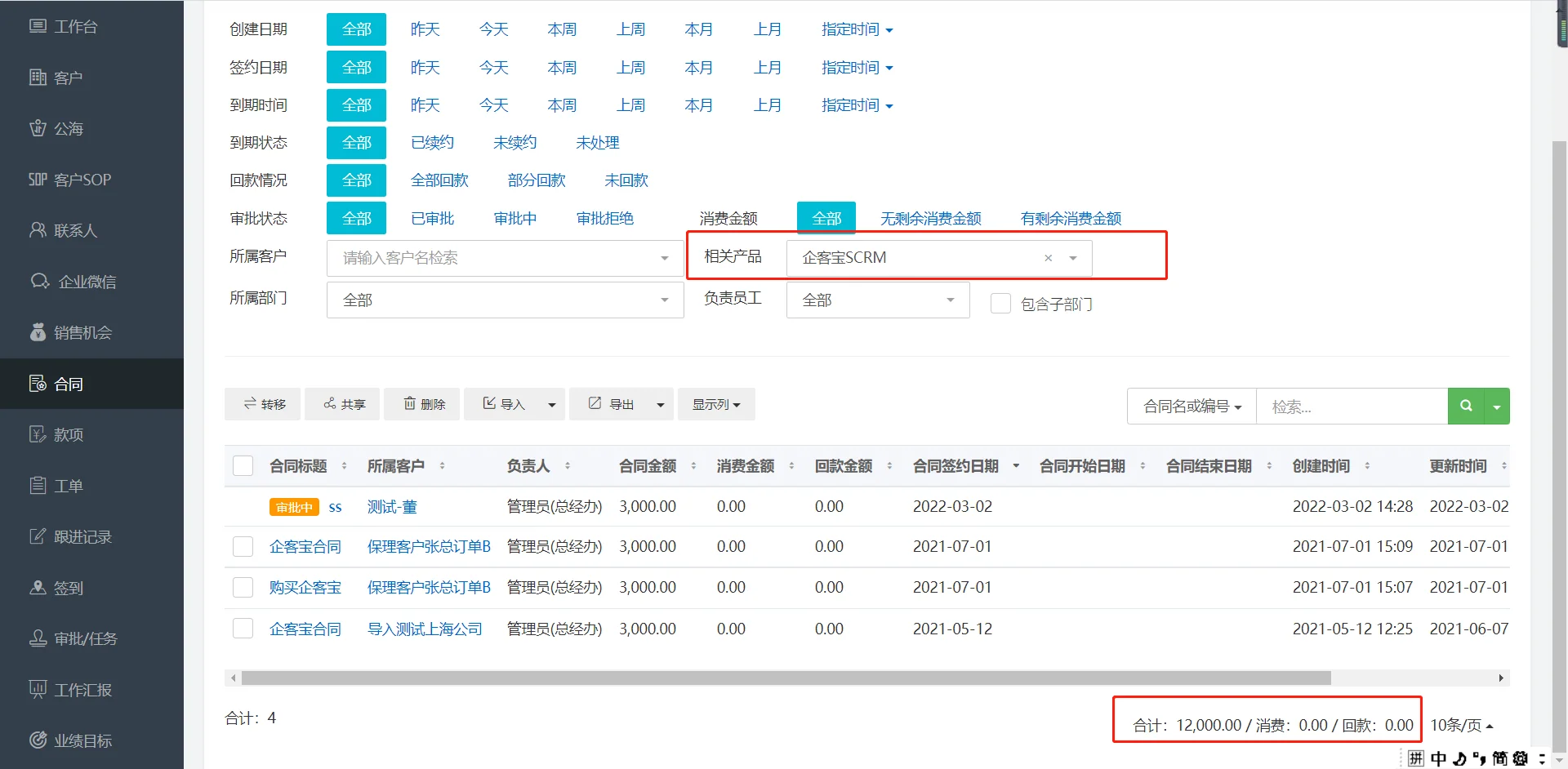 基于产品信息的统计和分析